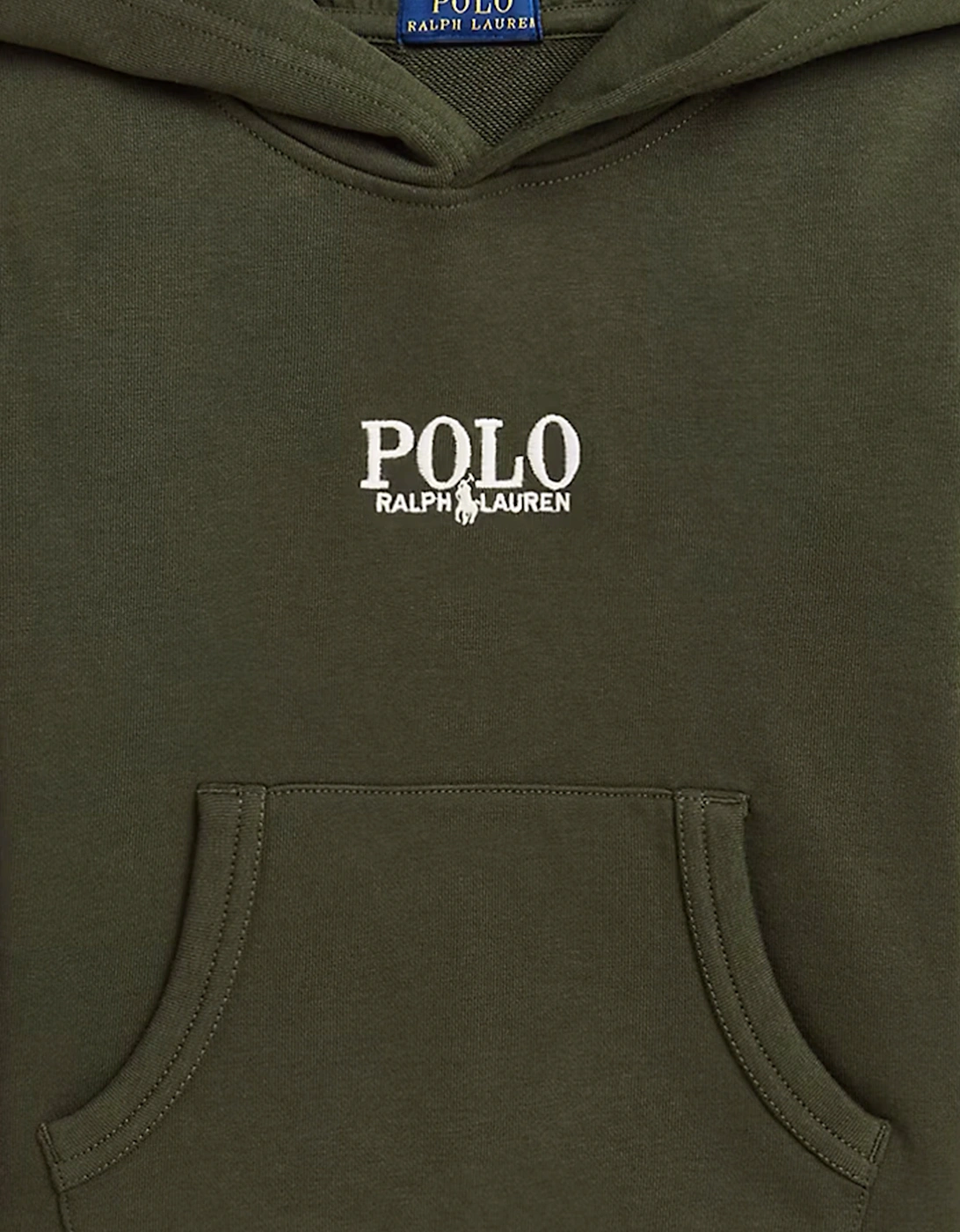Boys Polo Hoodie in Green