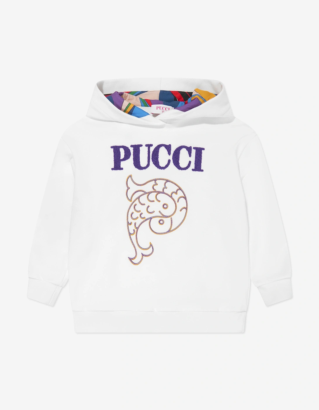 Girls Logo Hoodie in Ivory, 5 of 4