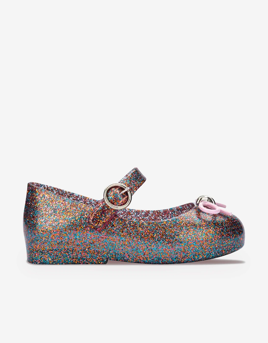 Mini Melissa Girls Multi 'S Sweet Love Ballerinas In Colour  Size 28 Kids
