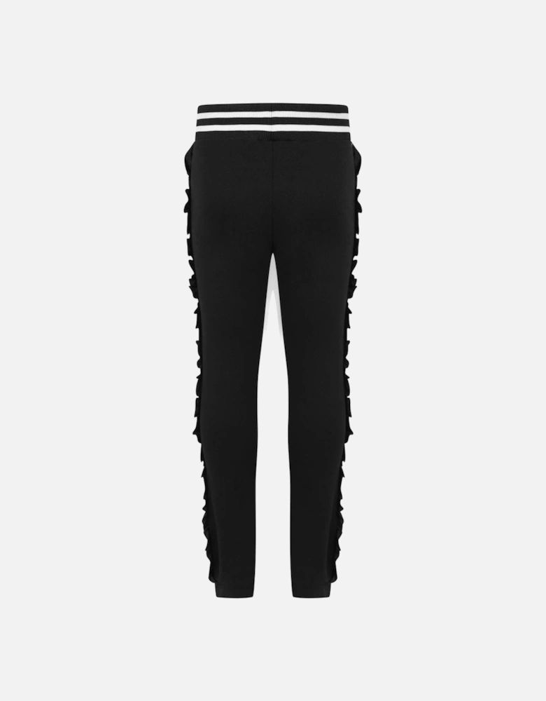 Enfant Girls Joggers - Cotton Frilly Trim Joggers