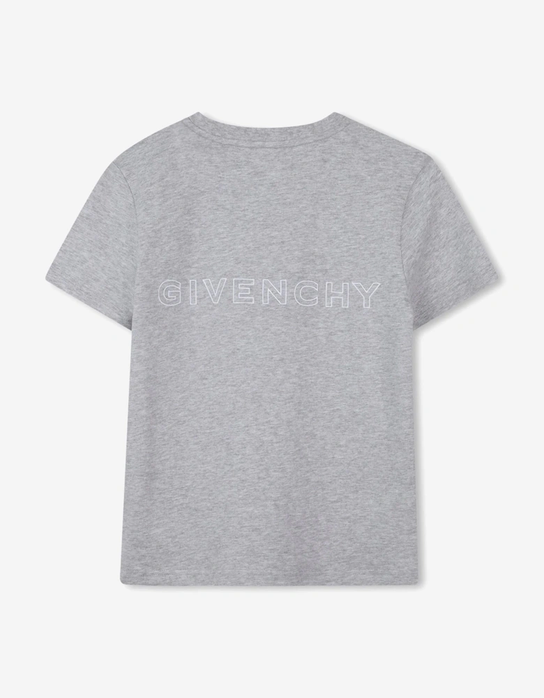 Boys Logo T-Shirt in Grey