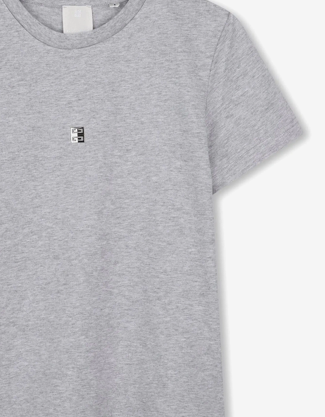 Boys Logo T-Shirt in Grey