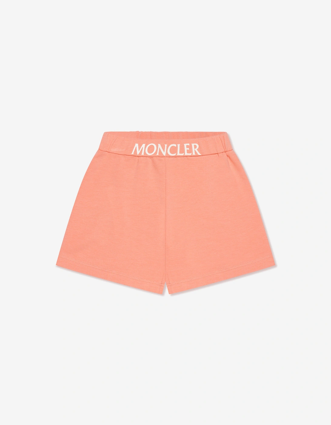 Enfant Baby Girls Logo Shorts in Orange, 5 of 4