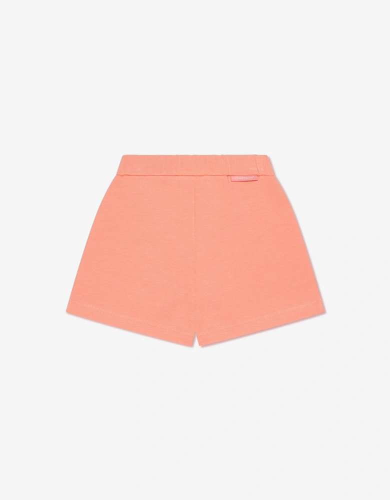 Enfant Baby Girls Logo Shorts in Orange