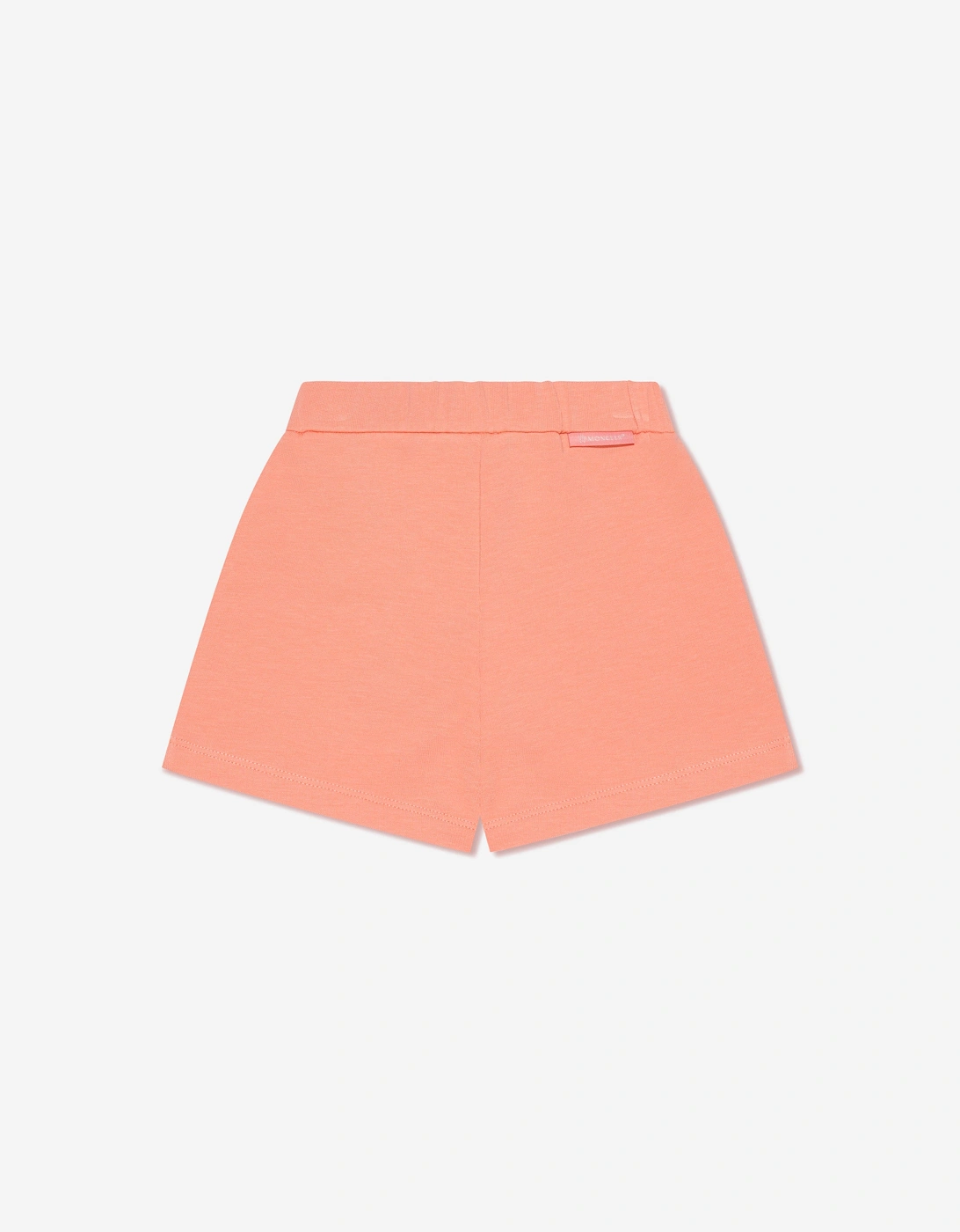 Enfant Baby Girls Logo Shorts in Orange