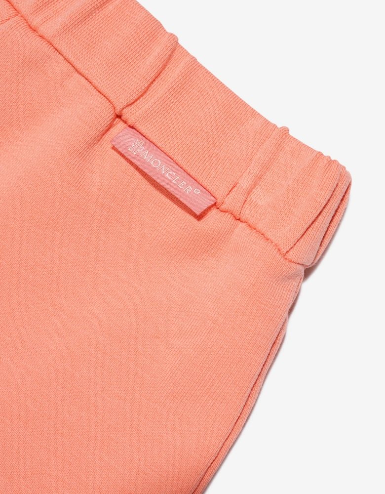 Enfant Baby Girls Logo Shorts in Orange