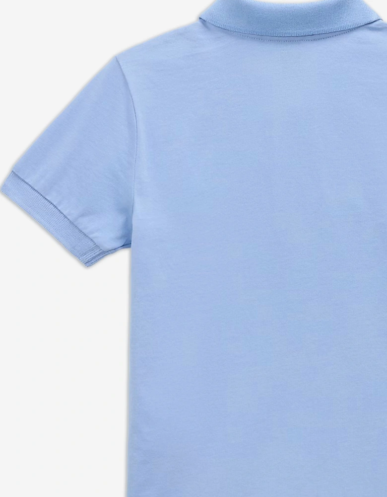 Boys Pocket Polo Shirt in Blue