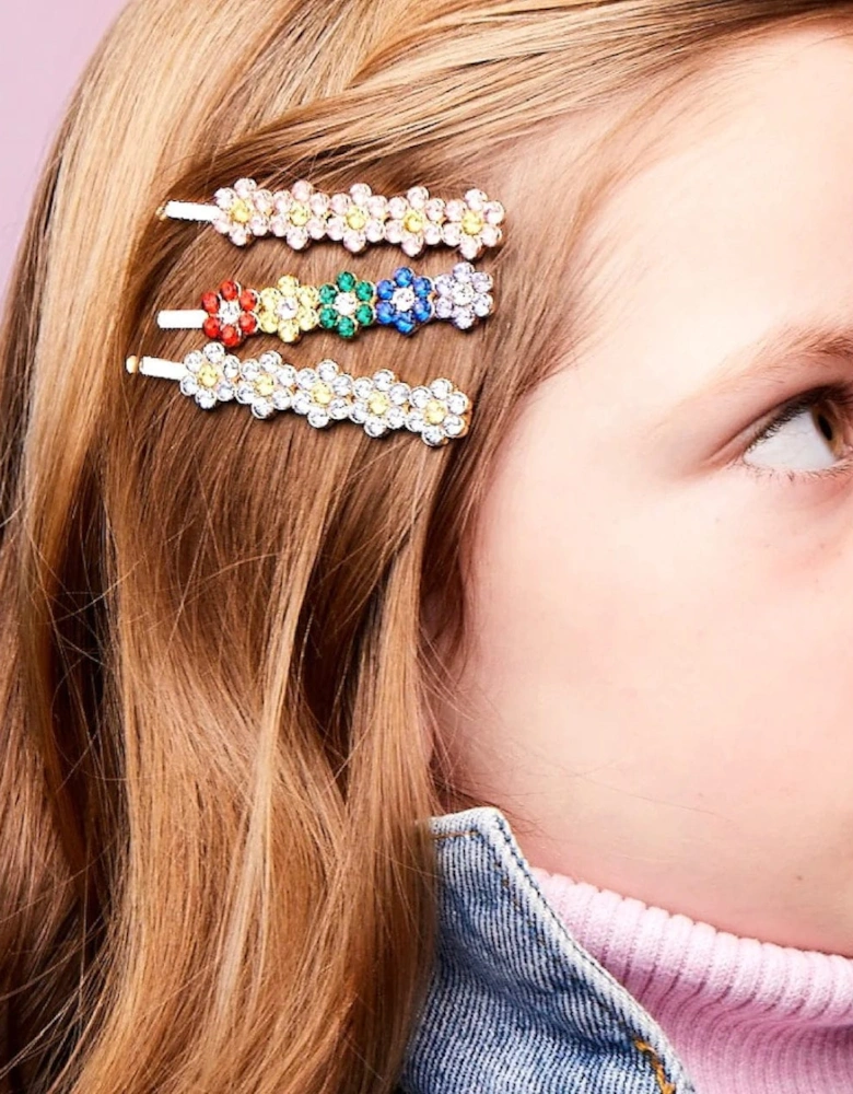 Girls Cloud Watching Hair Pin Set in Multicolour
