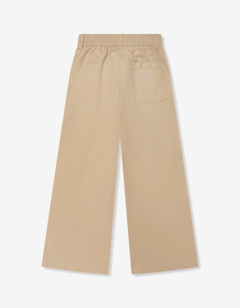 MM6 Kids Culotte Trousers in Beige