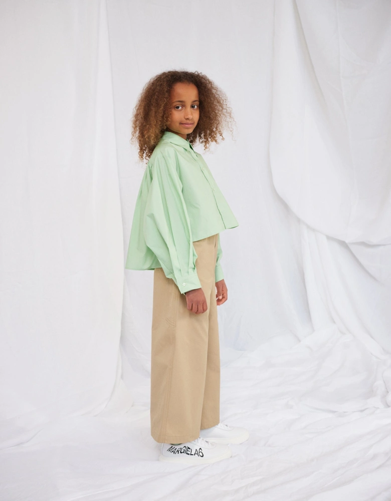MM6 Kids Culotte Trousers in Beige