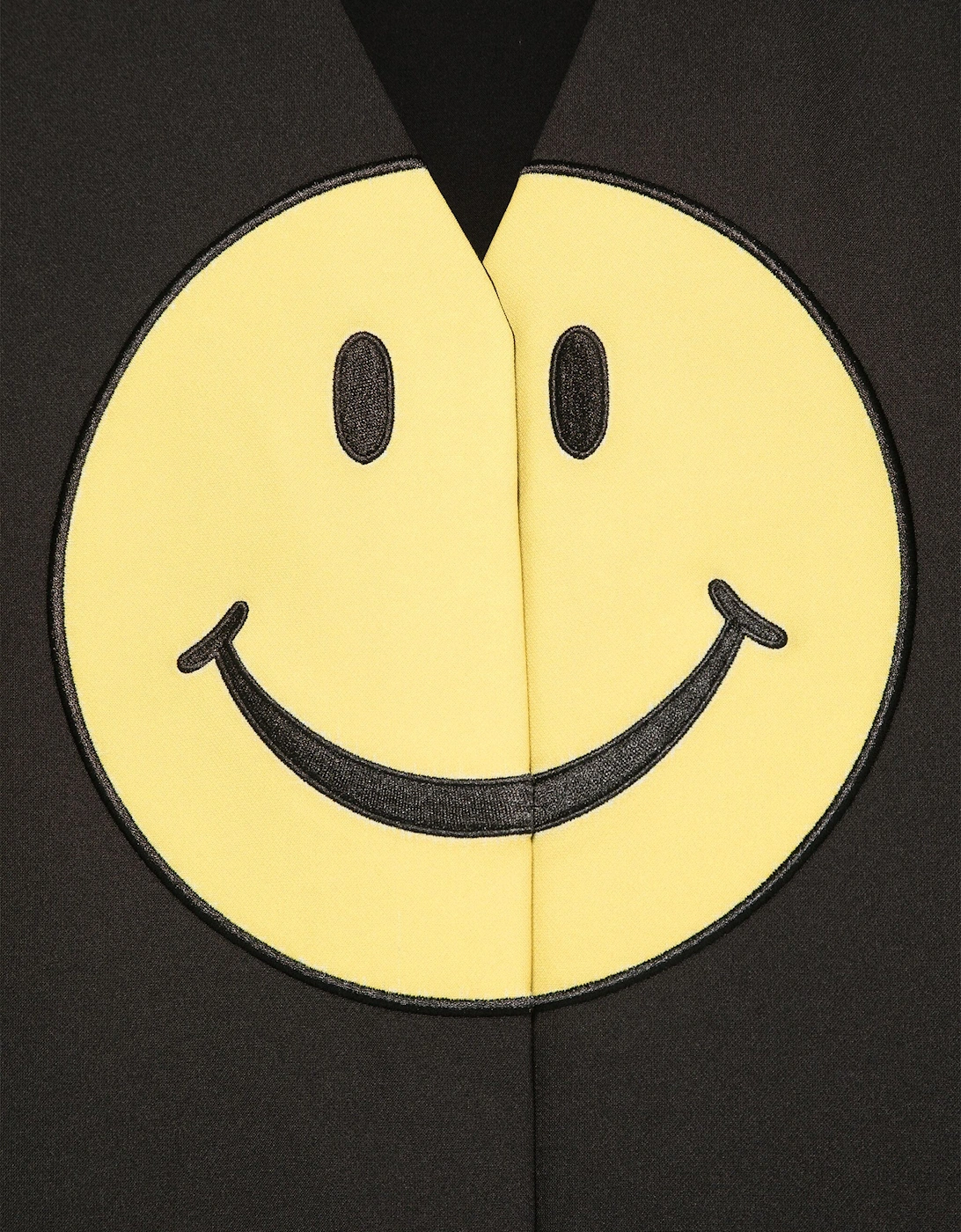 Girls Smiley Face Dress in Black