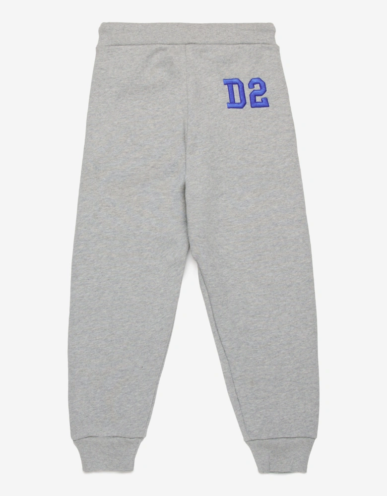 Kids Striped Trim Joggers in Grey