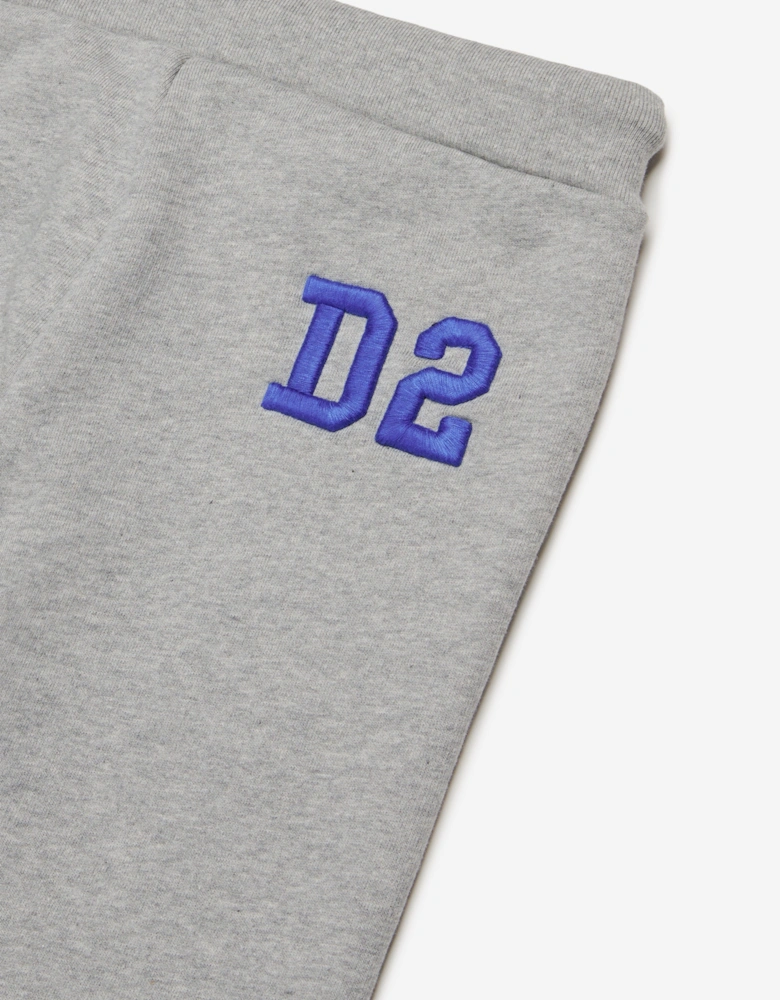 Kids Striped Trim Joggers in Grey