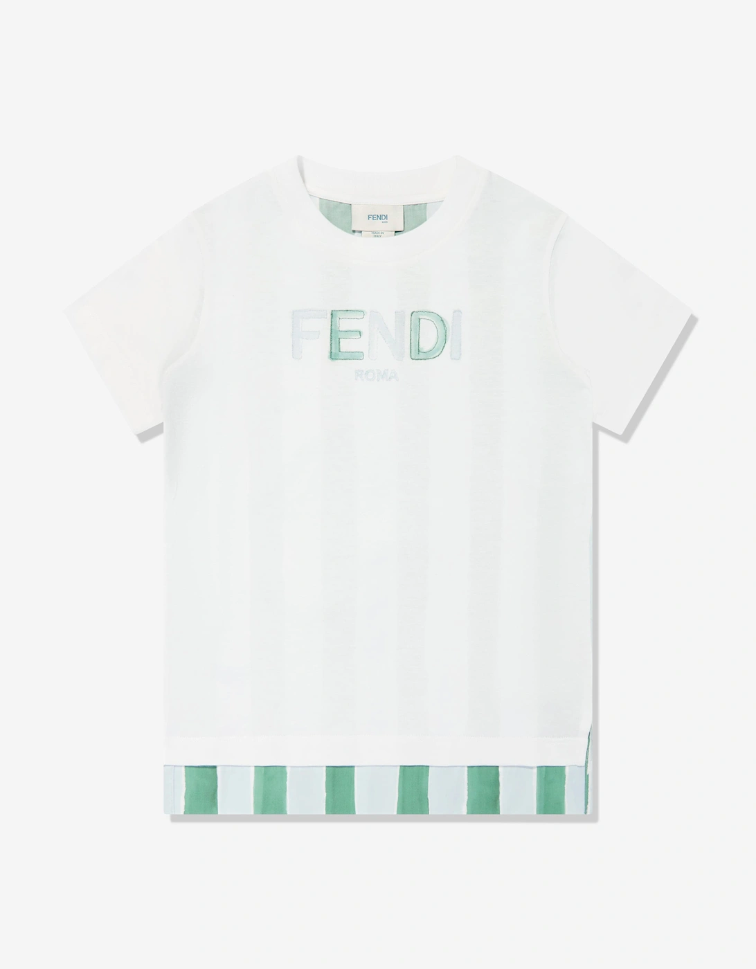 Kids Pequin Print T-Shirt in Blue, 6 of 5