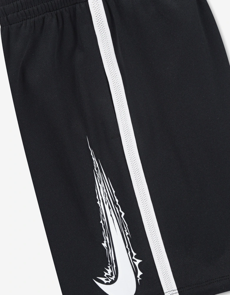 Boys Dri-Fit Multi HBR Shorts in Black
