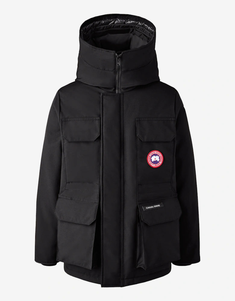 Kids Down Padded Expedition Parka in Black