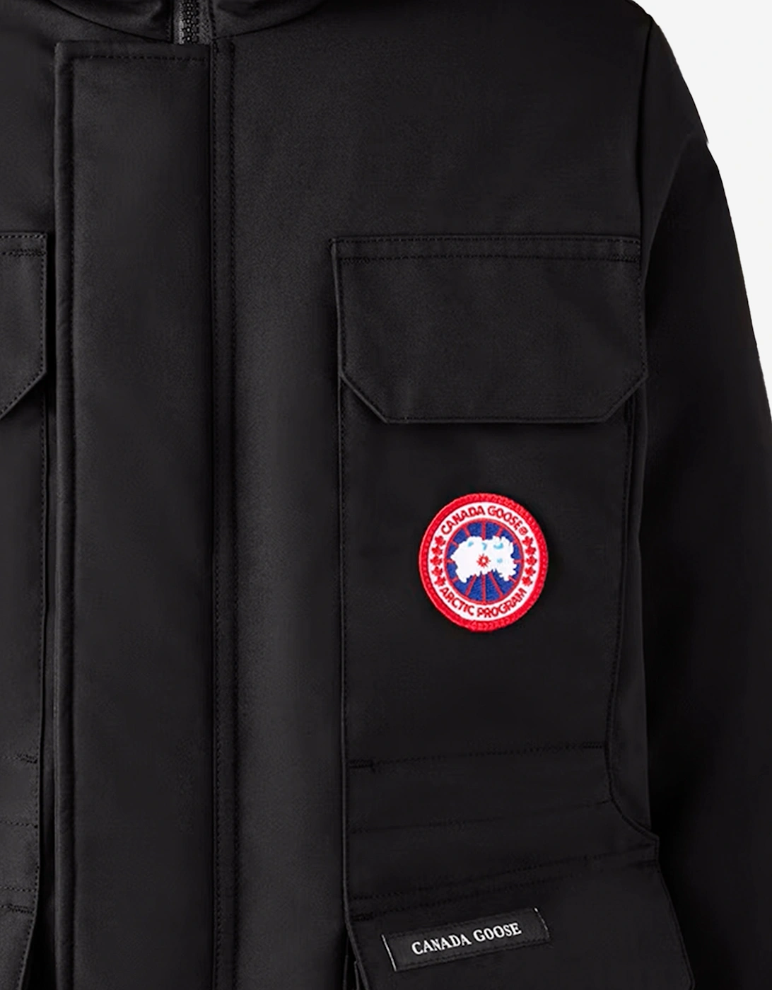 Kids Down Padded Expedition Parka in Black