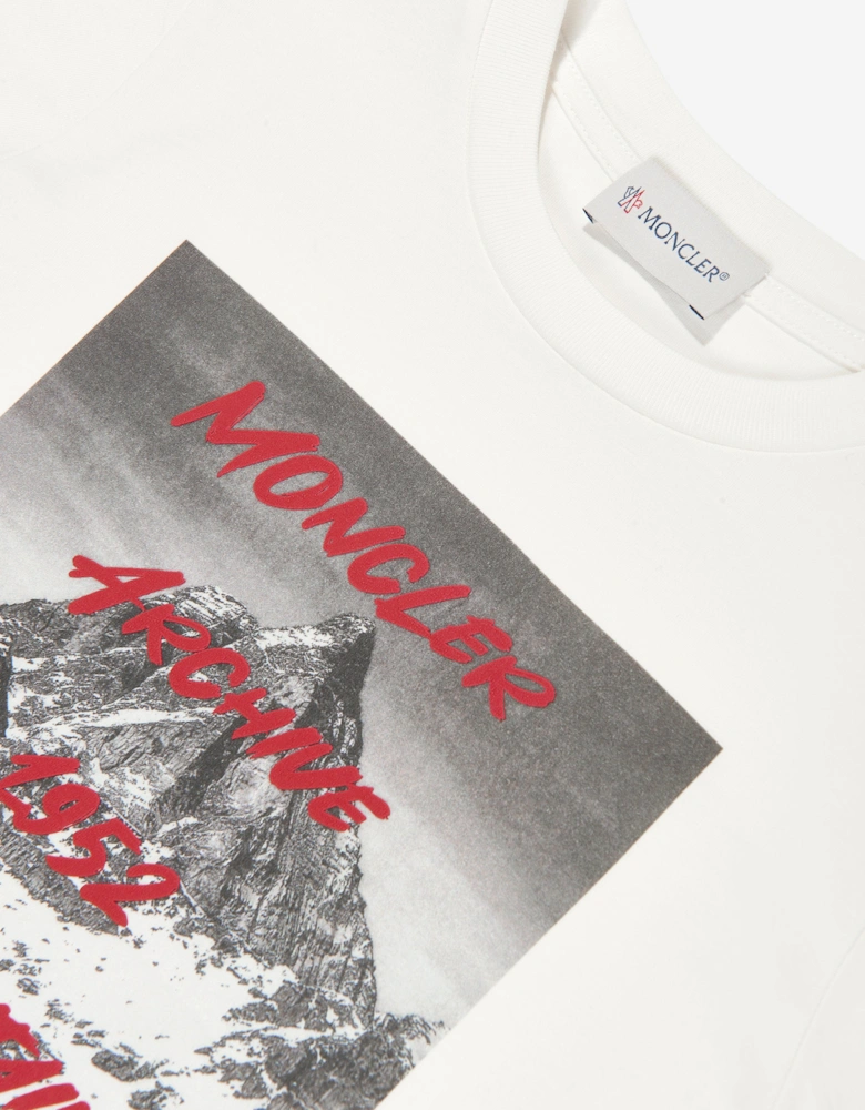 Enfant Boys Logo T-Shirt in White