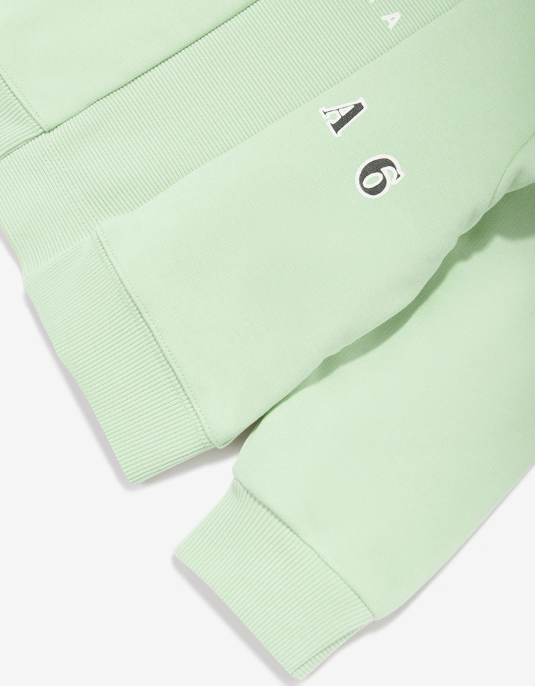 MM6 Kids Logo Sweatshirt in Green