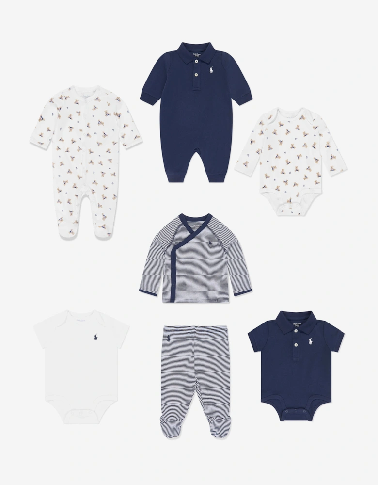 Baby Boys Branded Gift Set in Navy