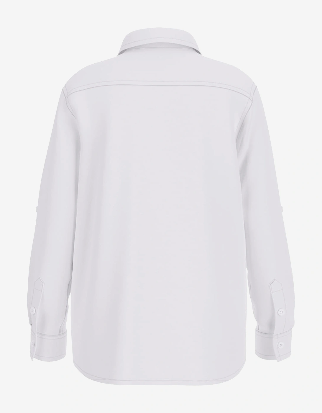 Boys Bear Oxford Shirt in White