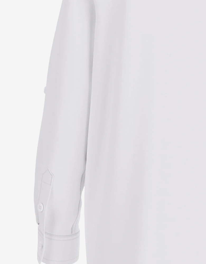 Boys Bear Oxford Shirt in White