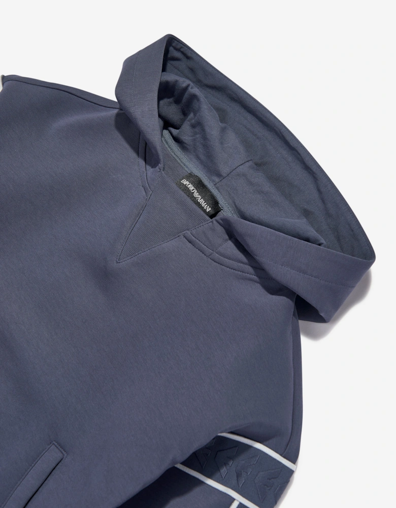 Boys Logo Hoodie in Blue