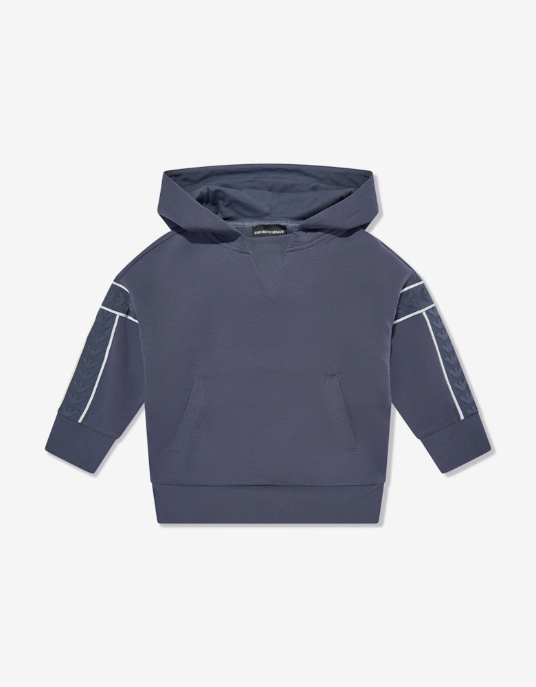 Boys Logo Hoodie in Blue