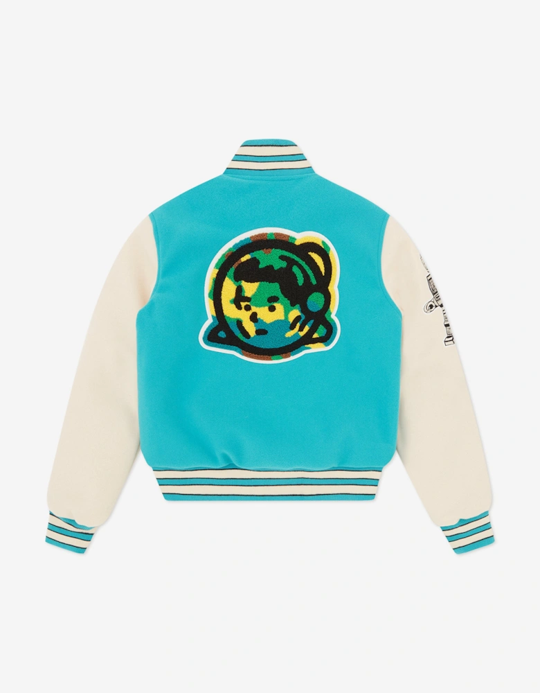 Boys Astro Varsity Jacket in Blue
