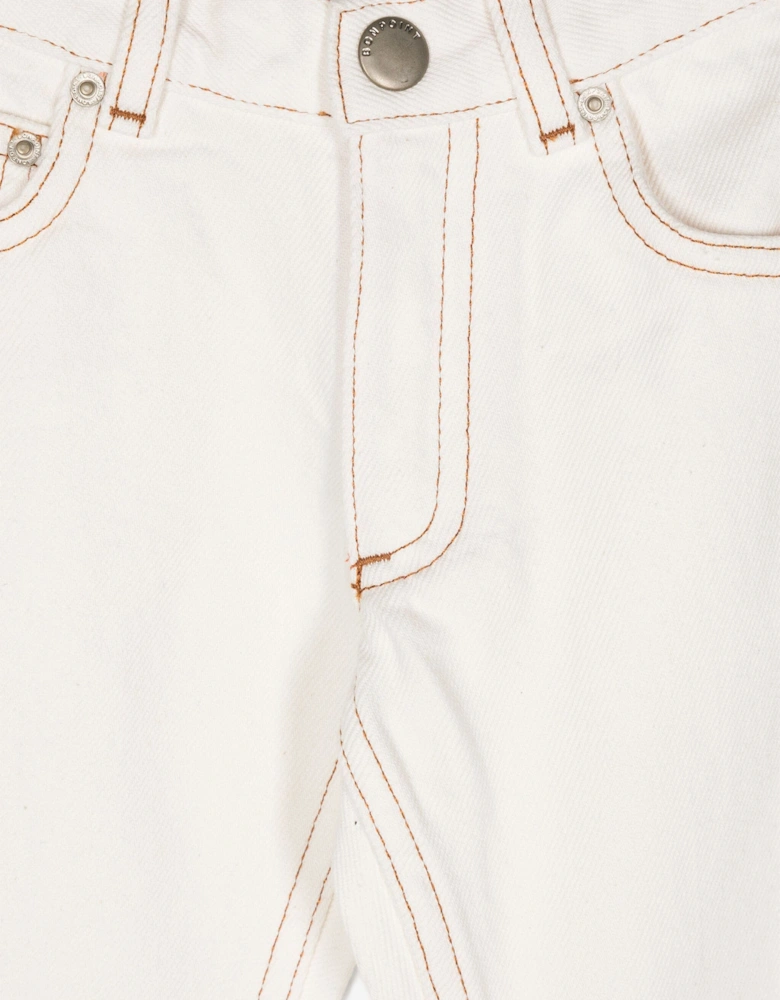 Boys Dewey Trousers in White