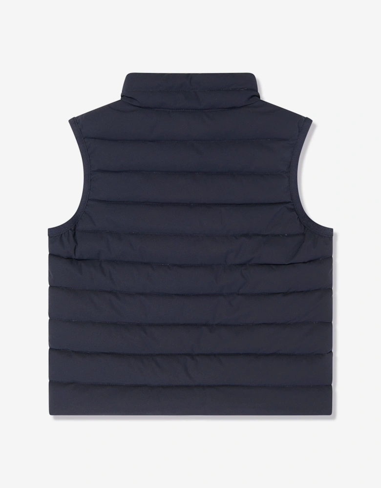 Boys Down Padded Gilet in Navy