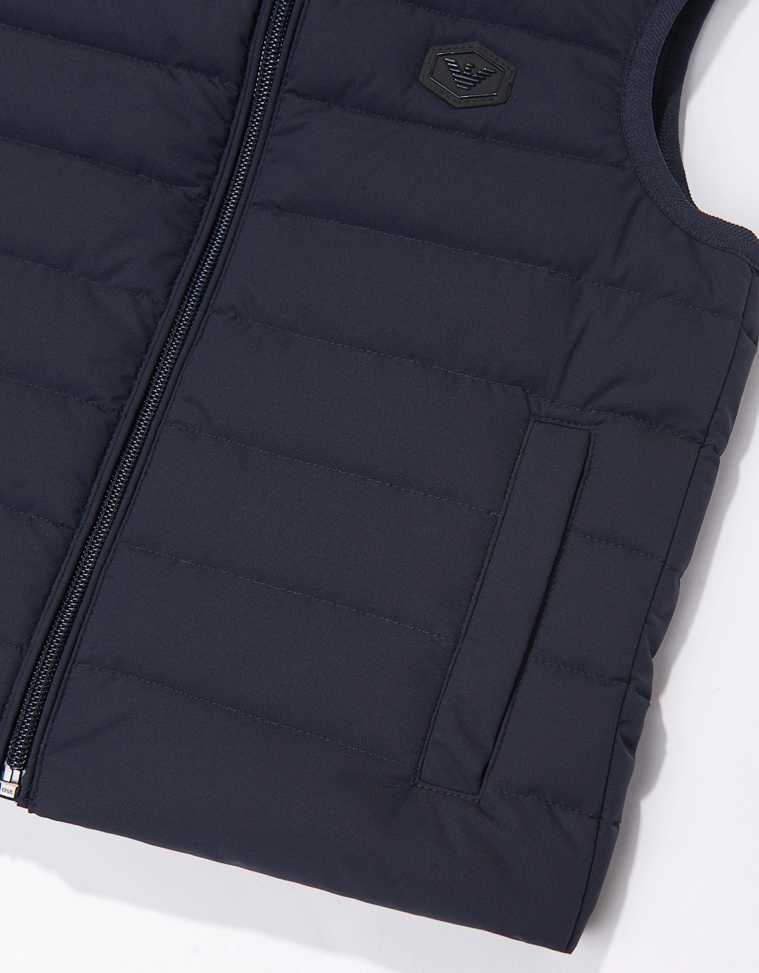 Boys Down Padded Gilet in Navy