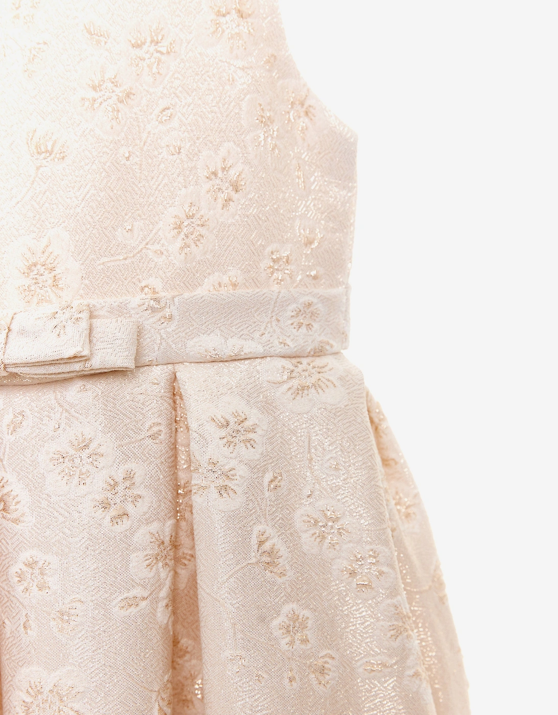 Girls Golden Glow Dress in Gold