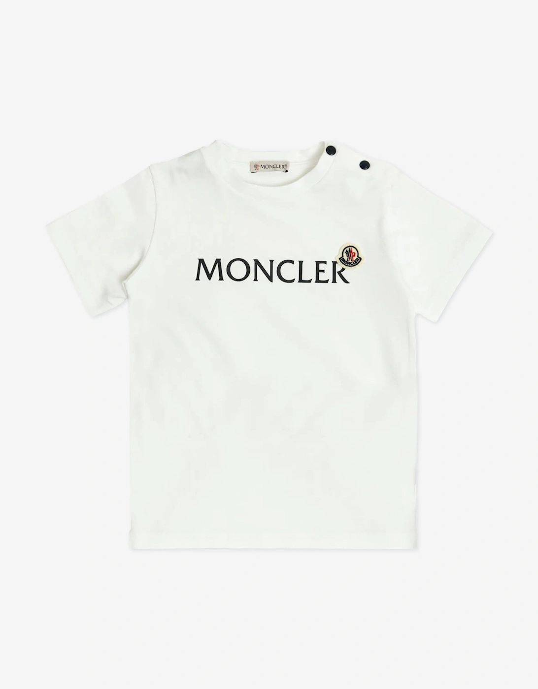 Baby Boys Logo Short Set in White
