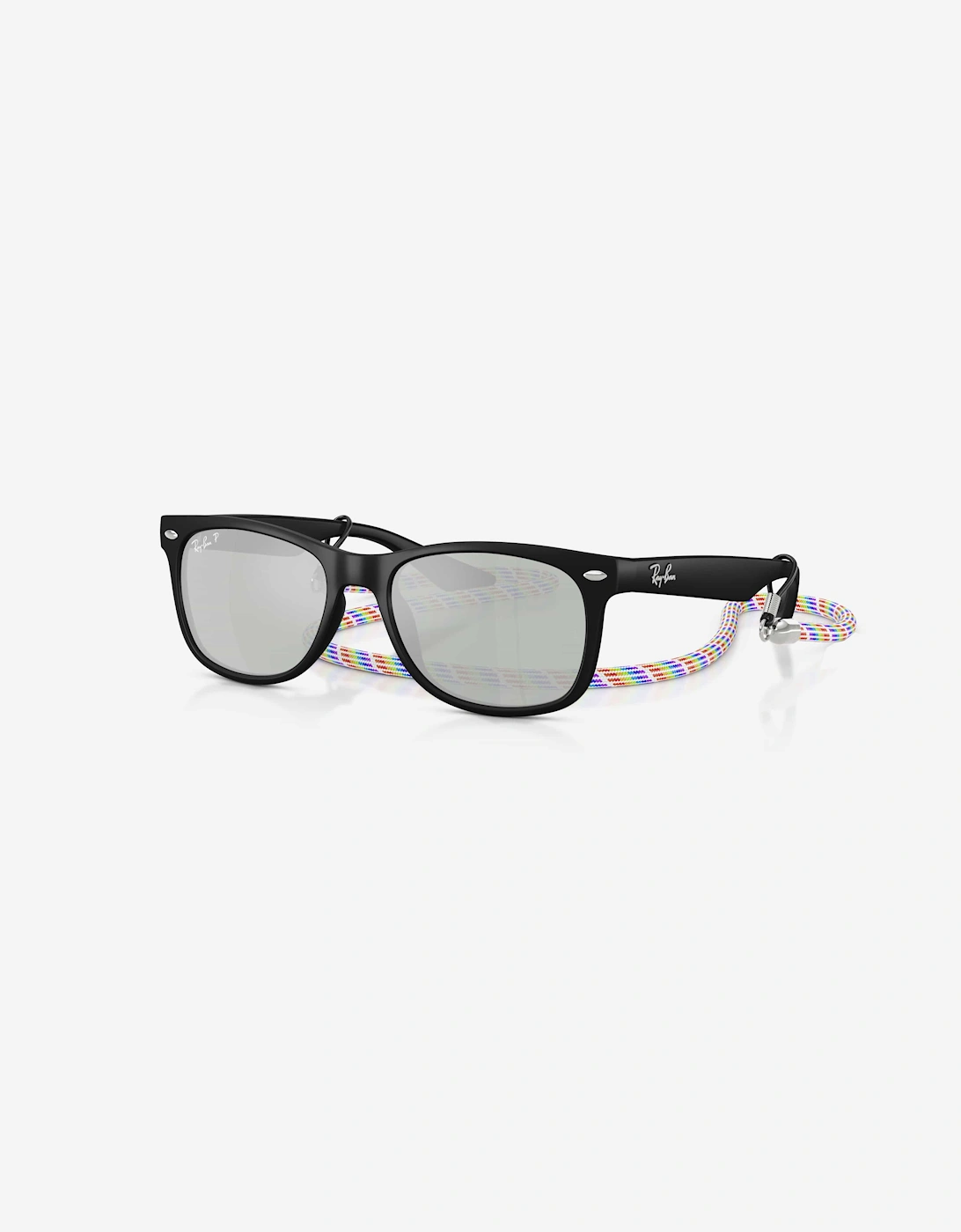Kids New Junior Wayfarer Sunglasses in Black, 7 of 6