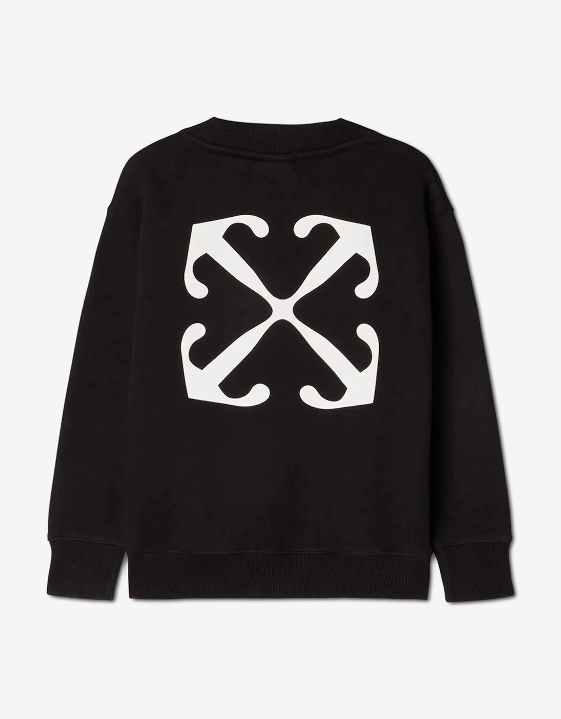 Boys Off Stamp Sweatshirt in Black