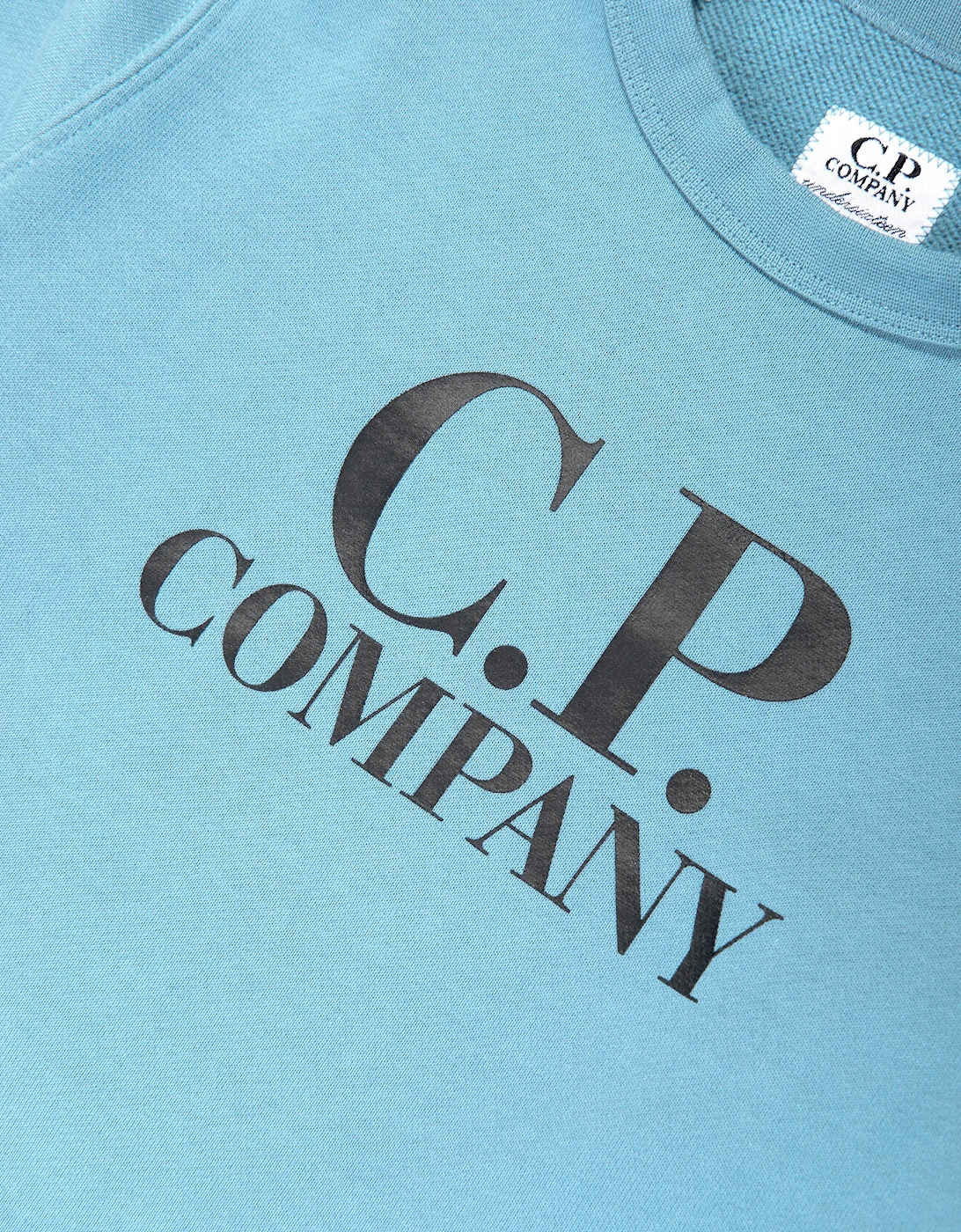 C.P. Company Boys Logo Sweatshirt in Blue