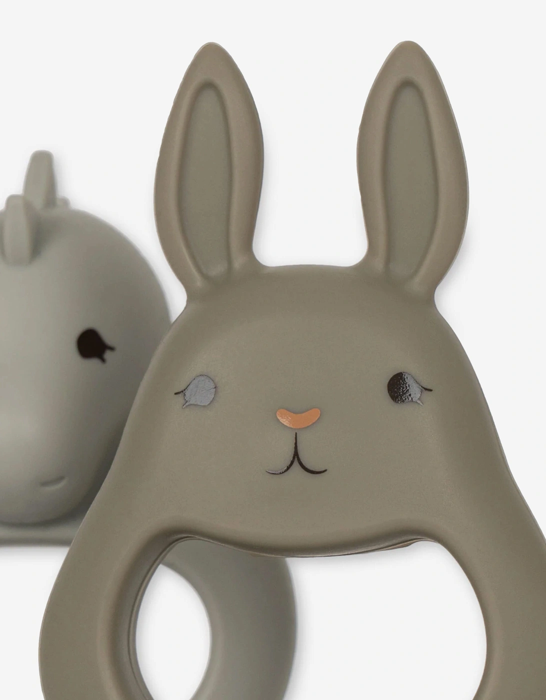 Konges Sløjd Baby Dragon And Bunny 2 Pack Fruit Feeding Pacifier in Multicolour (13.7cm)