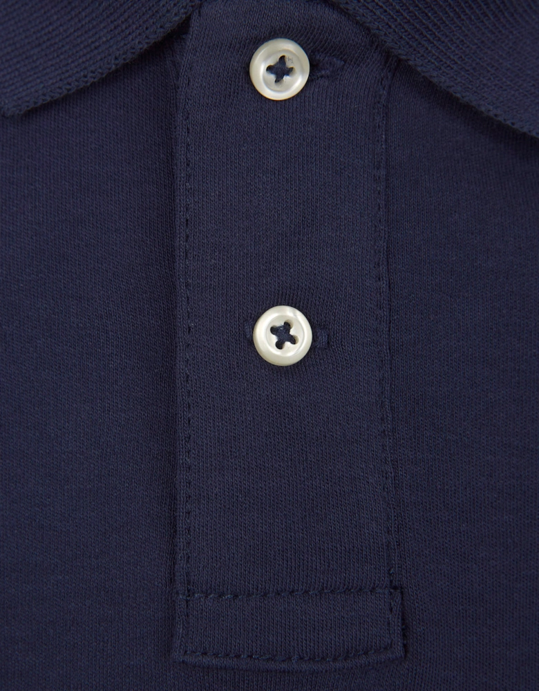 Baby Boys Logo Polo Shirt in Navy