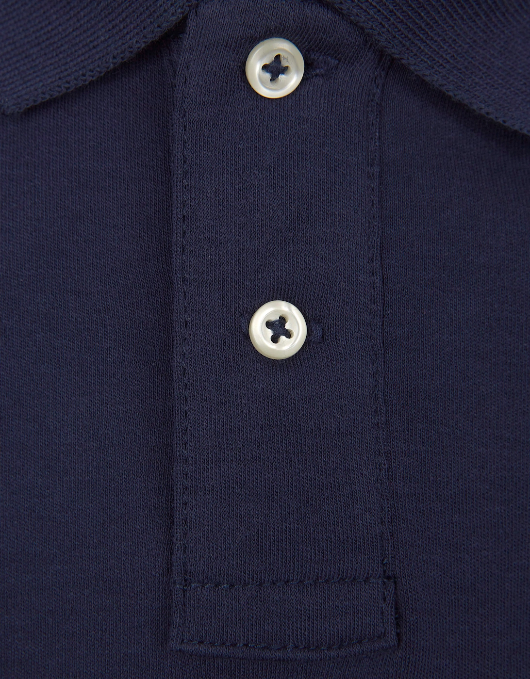Baby Boys Logo Polo Shirt in Navy