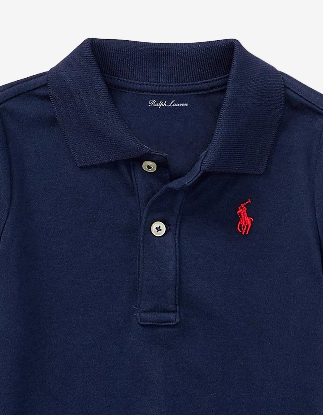 Baby Boys Logo Polo Shirt in Navy