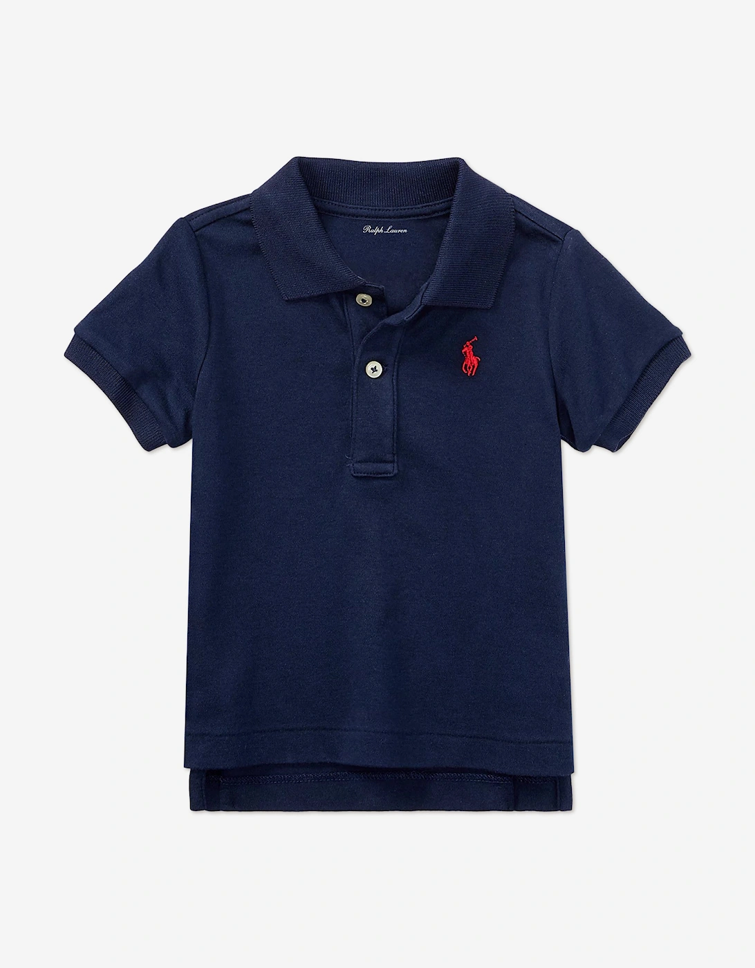 Baby Boys Logo Polo Shirt in Navy