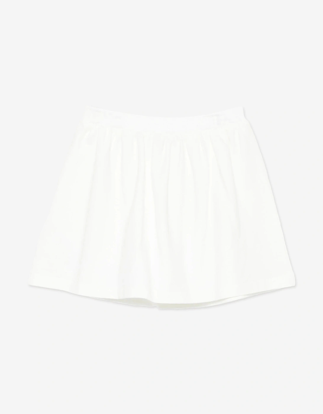 Girls Teddy Bear Skirt in Ivory