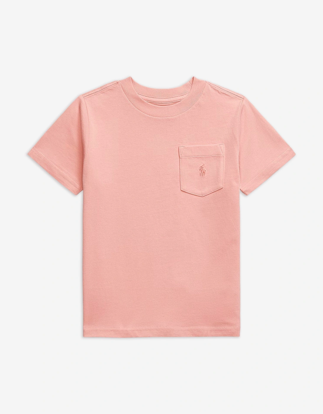 Boys Jersey Pocket T-Shirt in Pink, 5 of 4