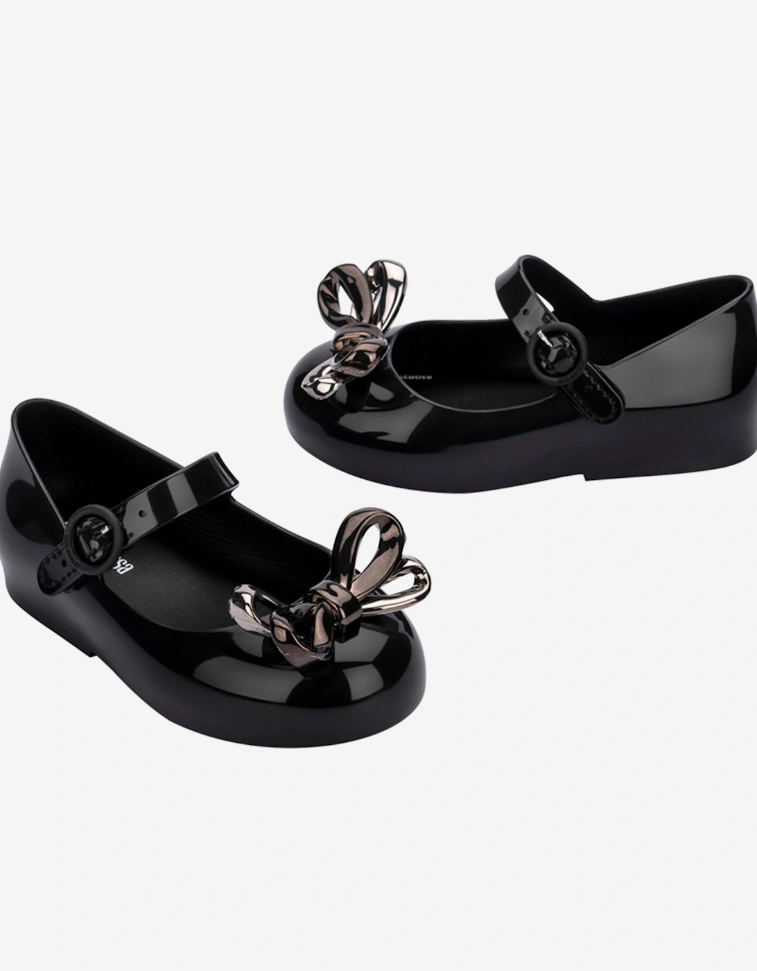 Girls Sweet Love Glam Ballerinas in Black