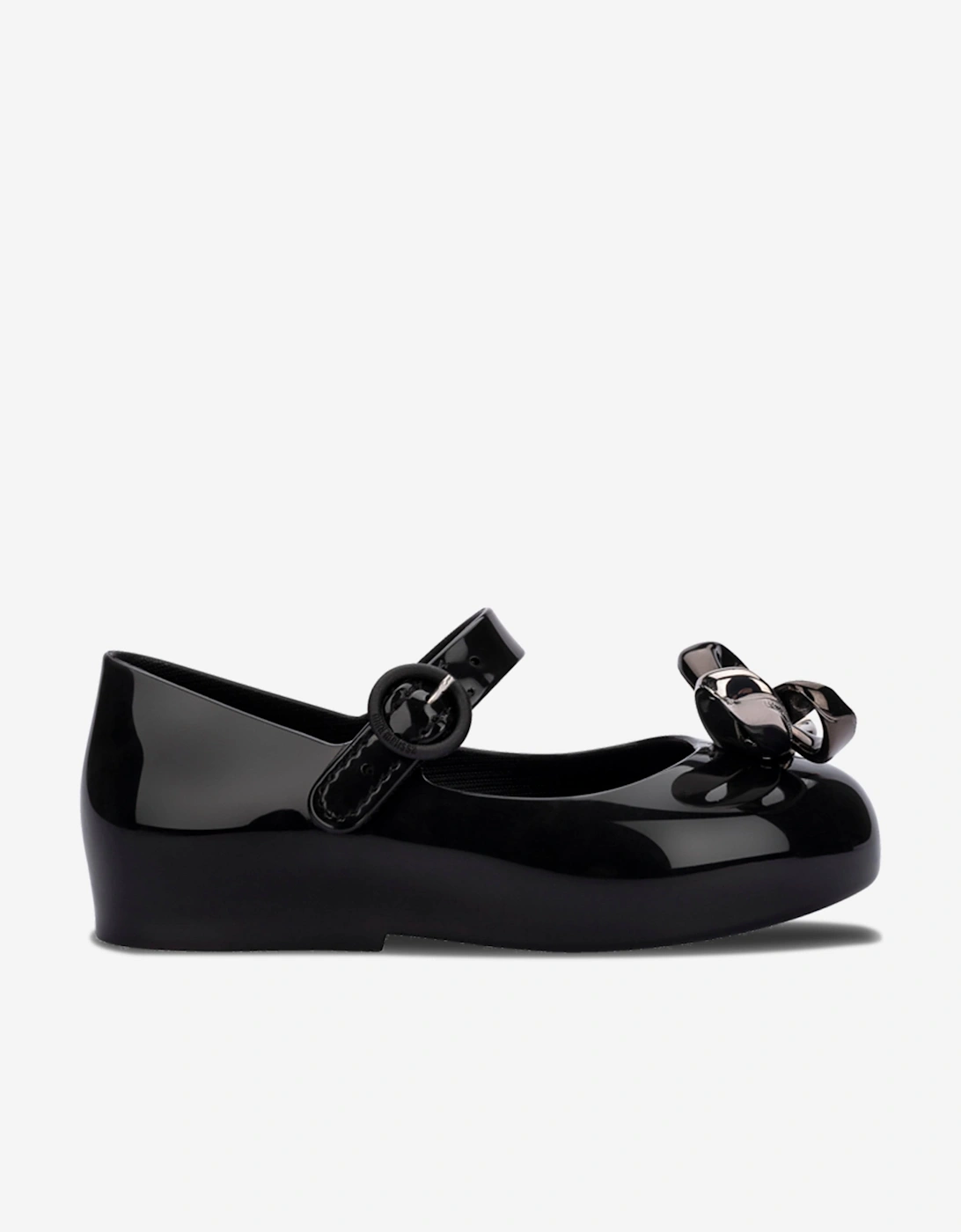 Girls Sweet Love Glam Ballerinas in Black, 5 of 4
