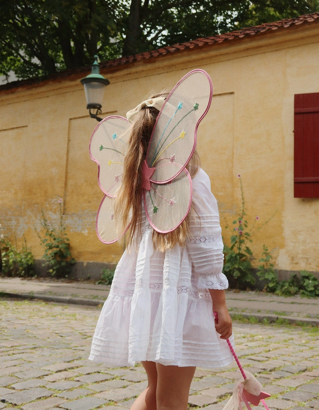 Girls Fairy Rainbow Costume in Pink