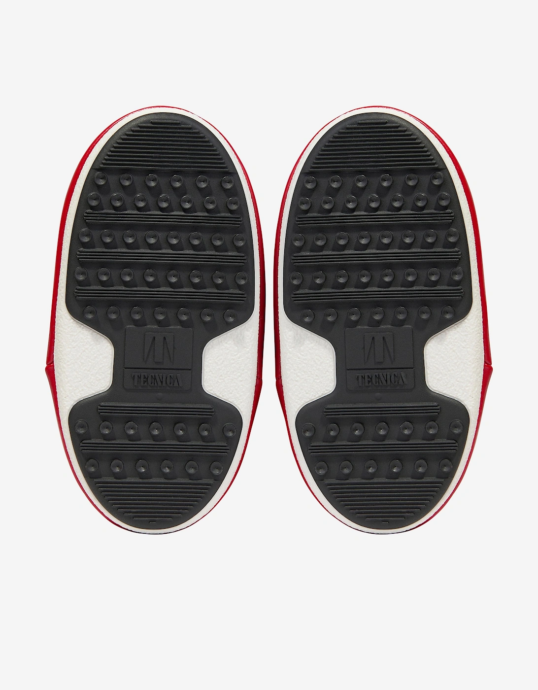 Moon Boot Kids Icon Retro Biker Stars Snow Boots in Red