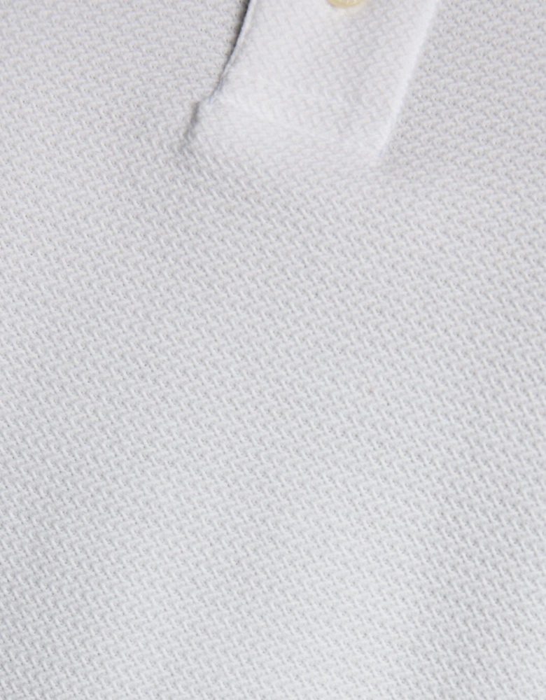 Jacquard Dobby Knit Polo Shirt