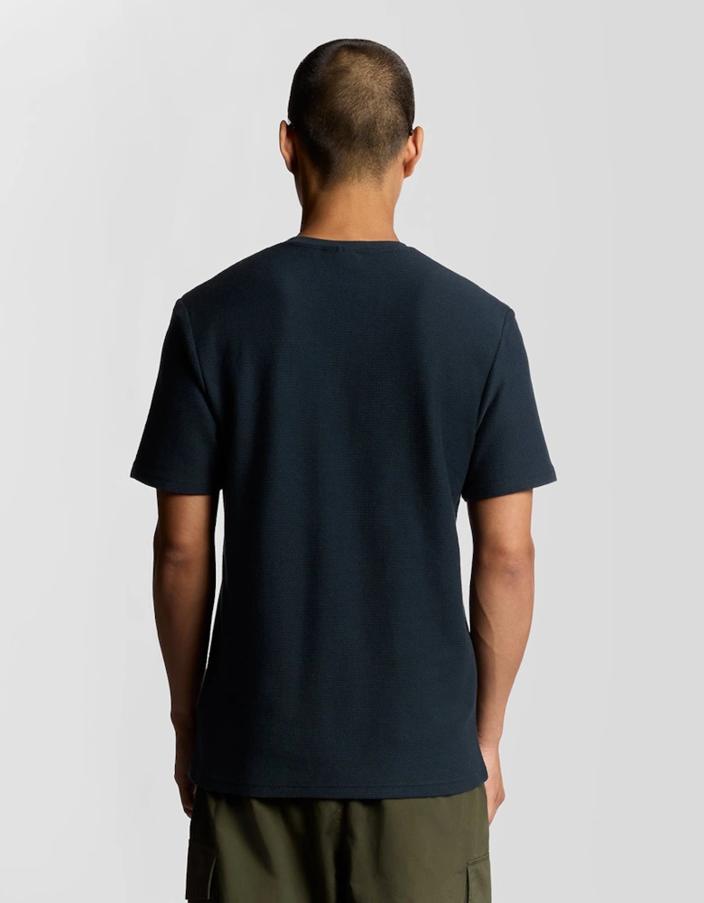 Jacquard Dobby Knit T-Shirt